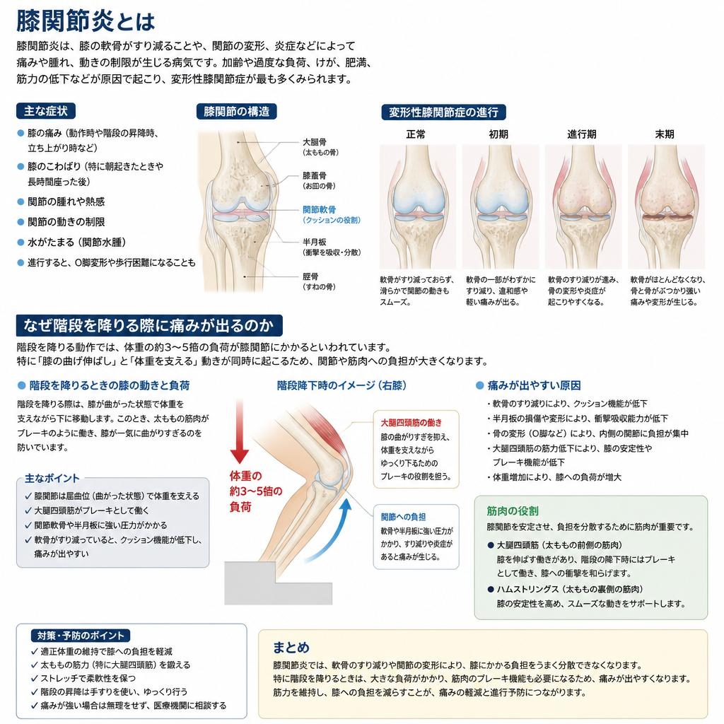 膝関節炎のメカニズムを理解する