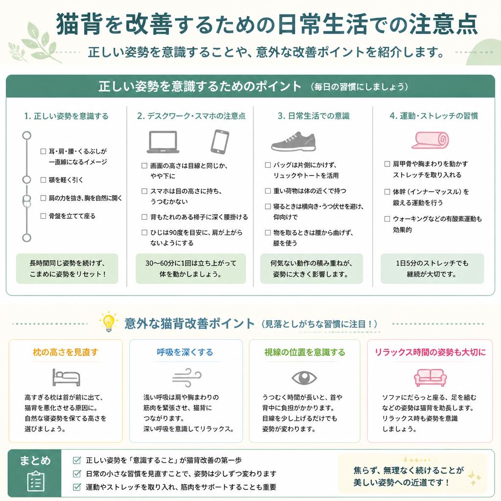 改善ステップ1：日常生活の見直し