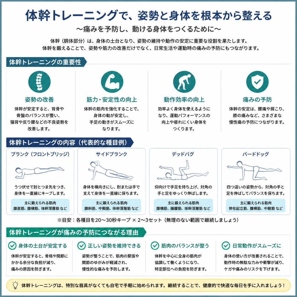 体幹トレーニングの効果