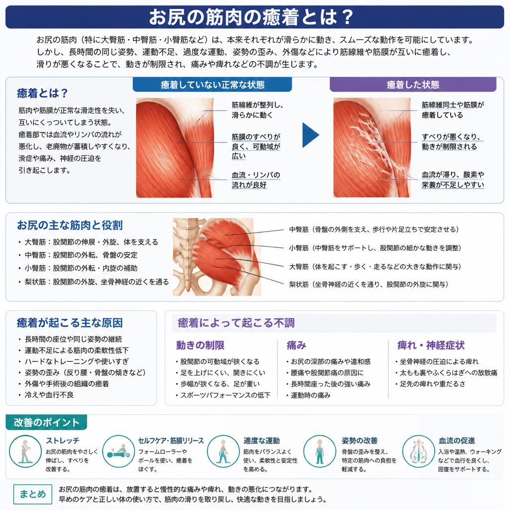 筋肉の癒着がもたらす影響とは？