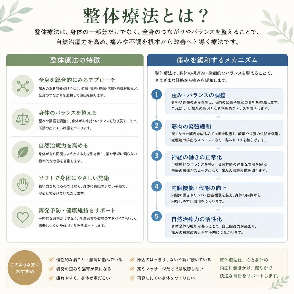 整体療法の特長