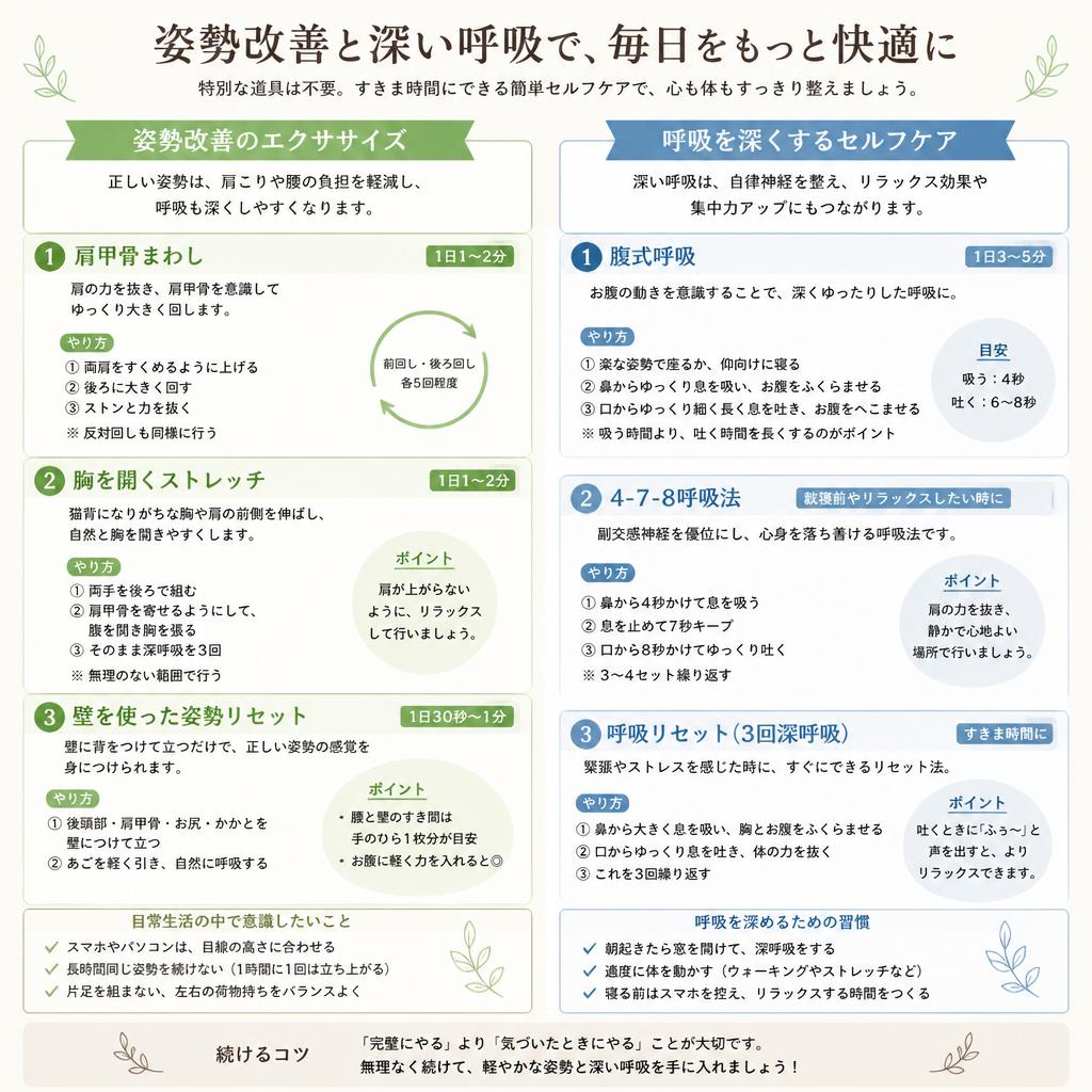 自宅でできる姿勢改善法
