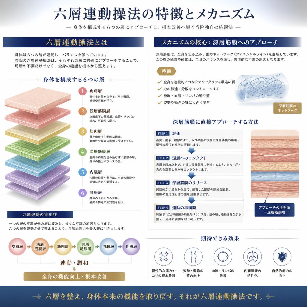 2. 六層連動操法のメカニズム