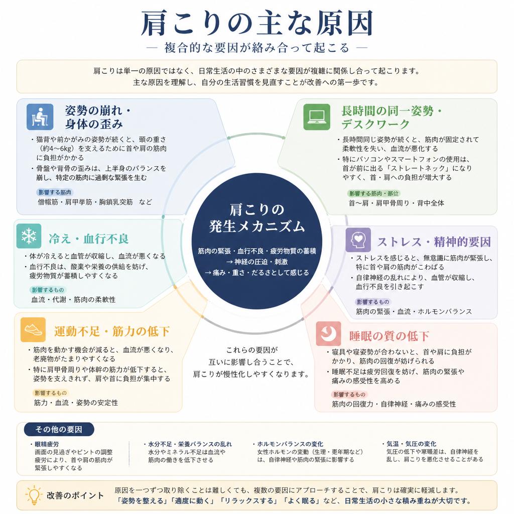 肩こりの原因とは？