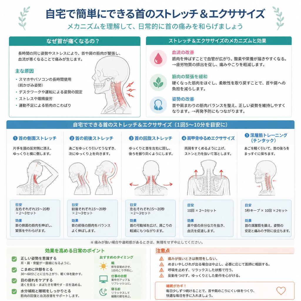 痛みを軽減するストレッチ方法