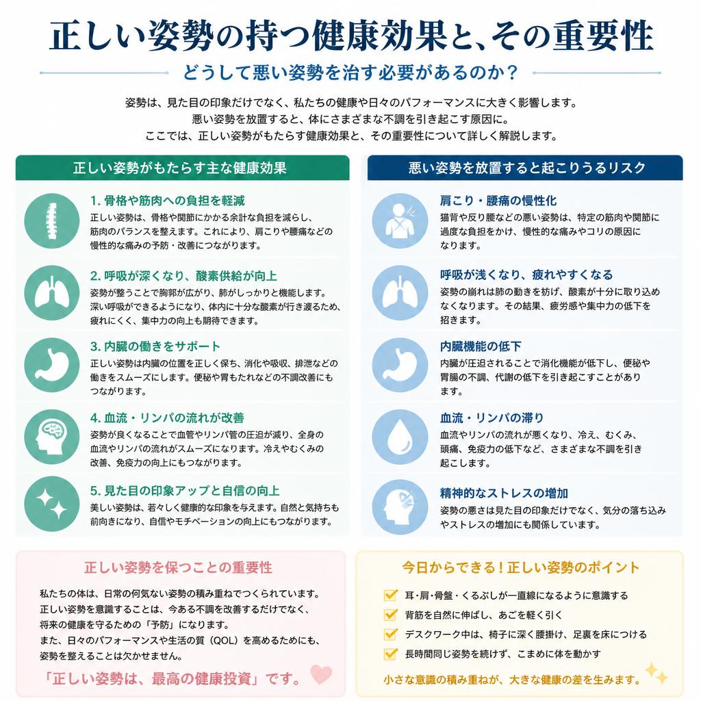 正しい姿勢の重要性