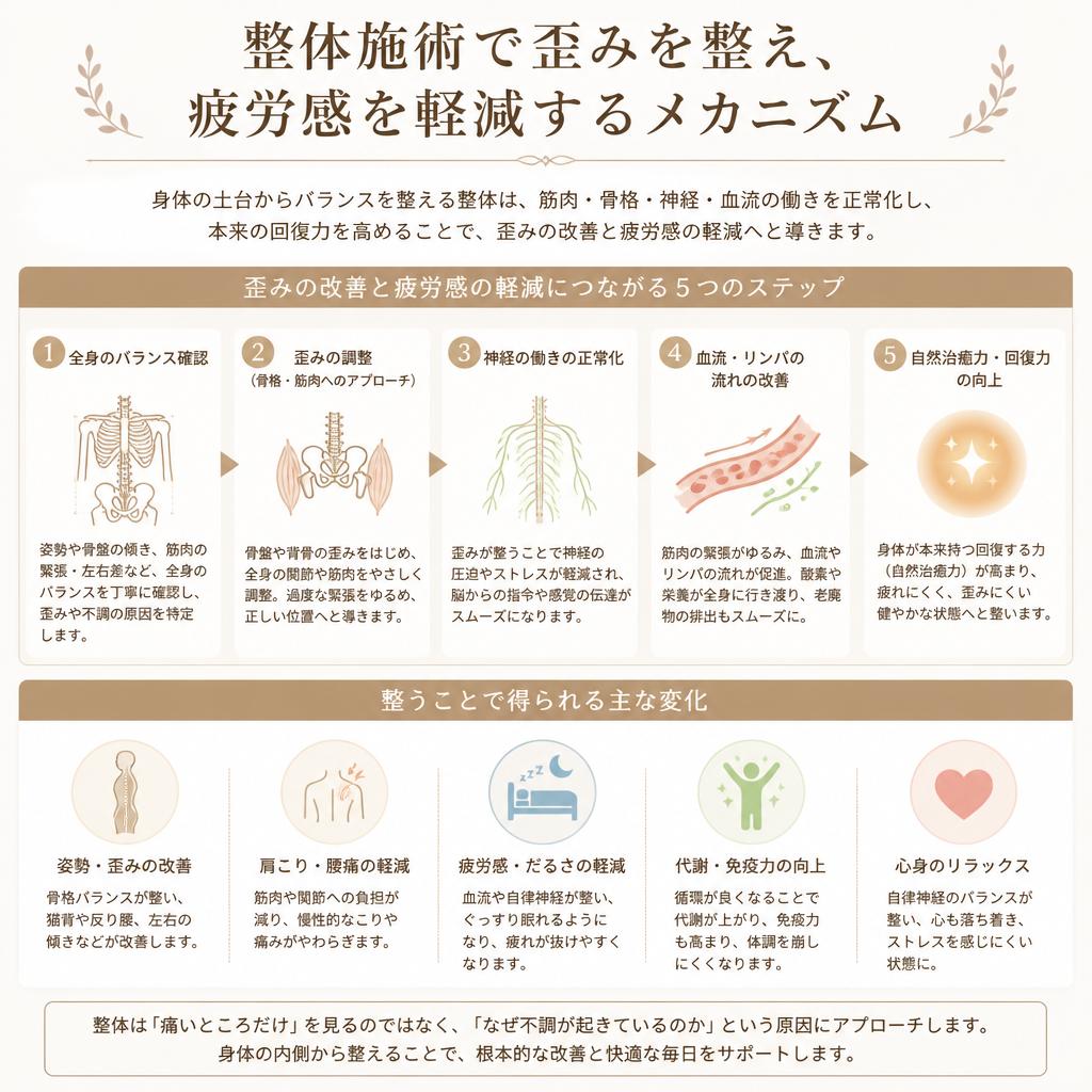 4. 整体による歪みの改善効果