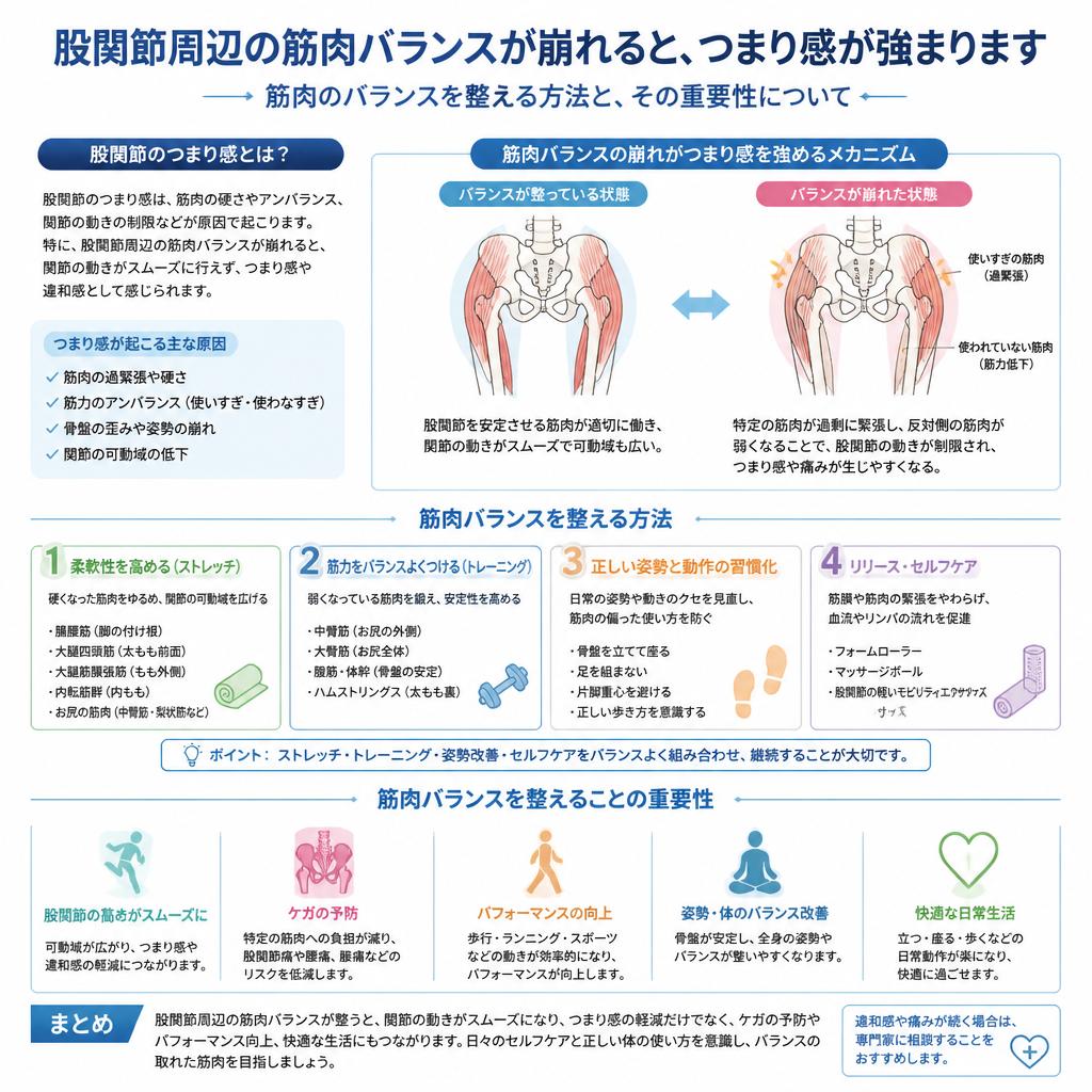 筋肉のバランスを整える