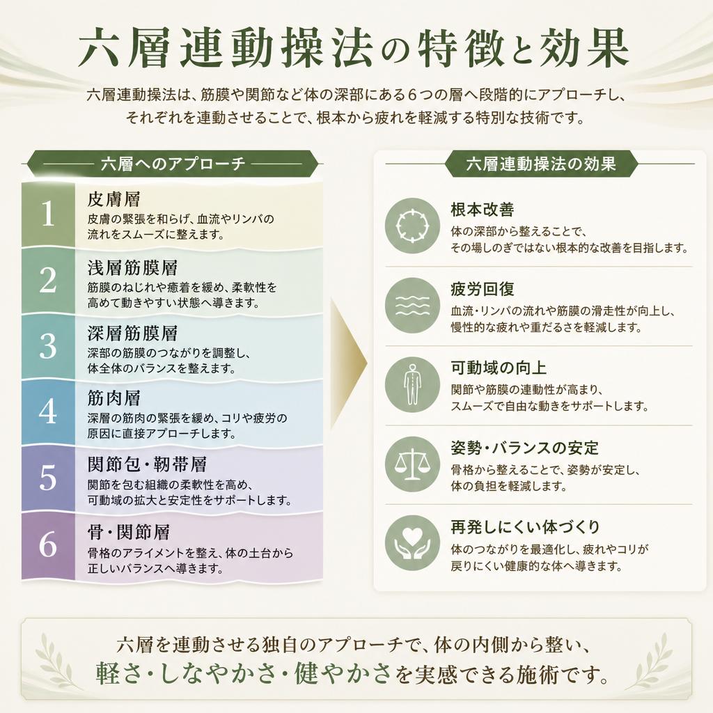 六層連動操法とは？