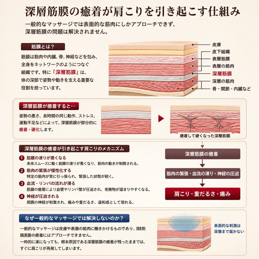 マッサージで解消できない理由