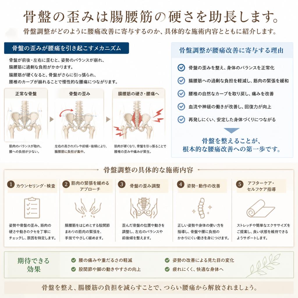 骨盤調整の重要性