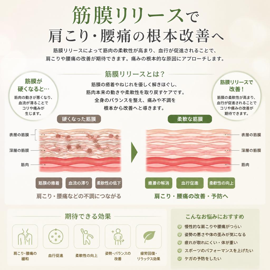 筋膜リリースの重要性と効果