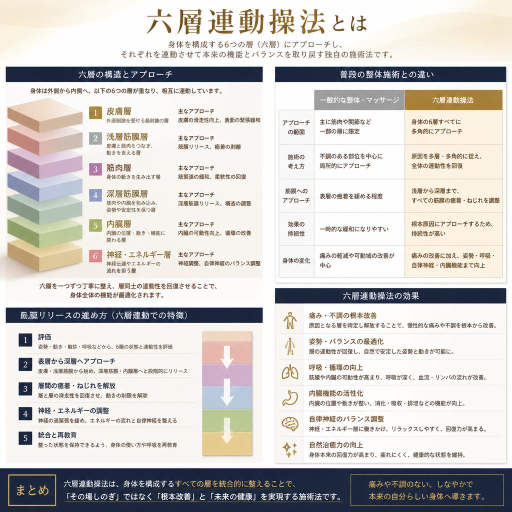 六層連動操法とは？