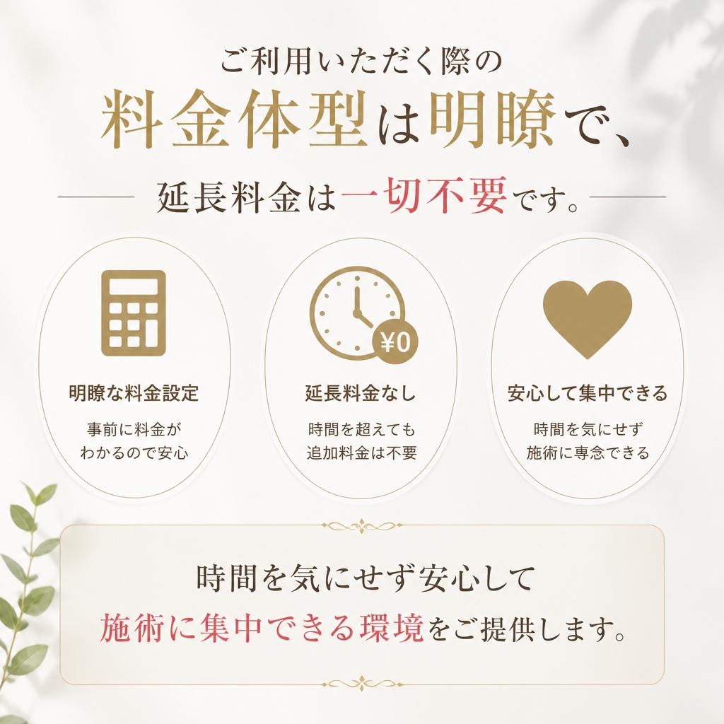延長料金なしの安心プラン