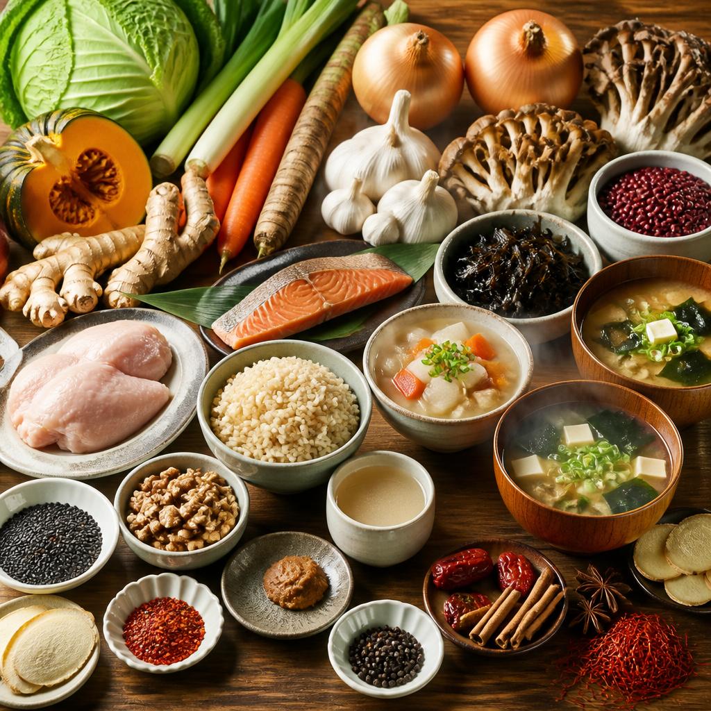おすすめの食事:体温を上げる栄養素